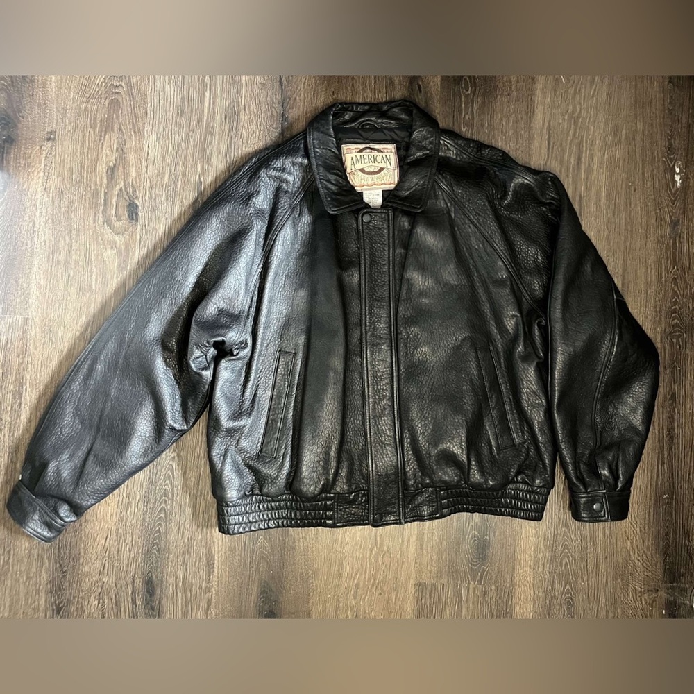 American Outerwear Vintage 80-90s Leather Jacket